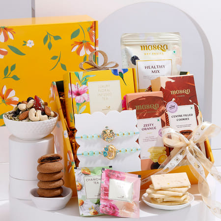 Gleaming Lord Ganesha Rakhi Hamper-picture-28