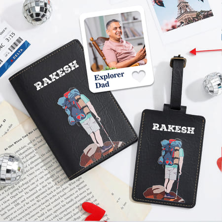 Globetrotters Delight Travel Set With Fridge Magnet For Him-picture-16