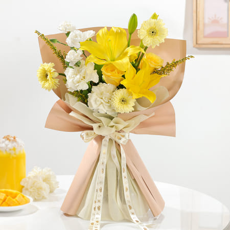 Golden Glow Bloom Bouquet