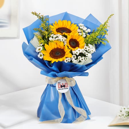 Golden Glow Father's Day Bouquet-image-37