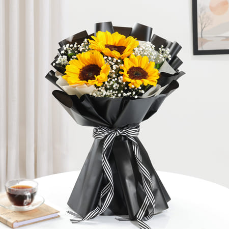 Golden Glow Sunflower Bouquet-picture-24
