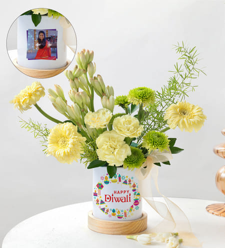 Happy Diwali Personalized Bright Arrangement-image-16