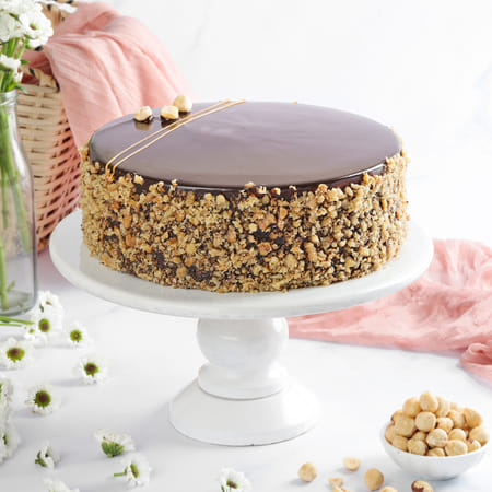 Hazelnut Crunch Chocolate Cake (1 Kg)-picture-26