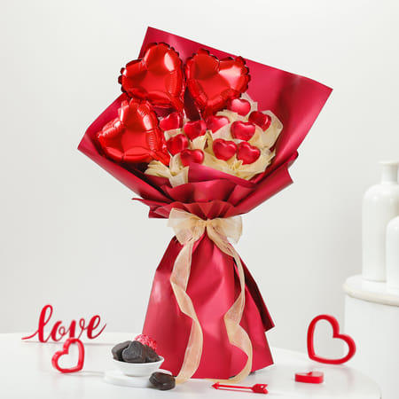 Heartfelt Chocolate Bouquet