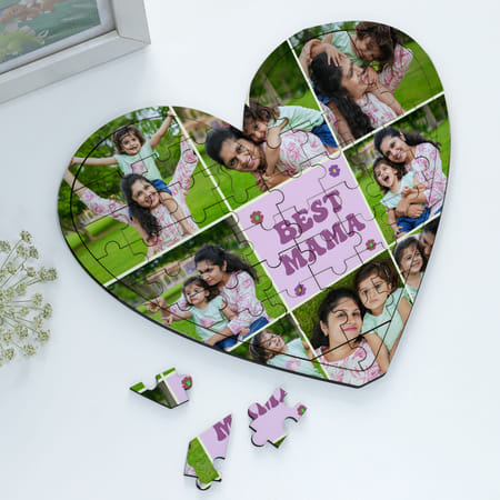 Heartfelt Memories Personalized Collage Puzzle for Mom-picture-37
