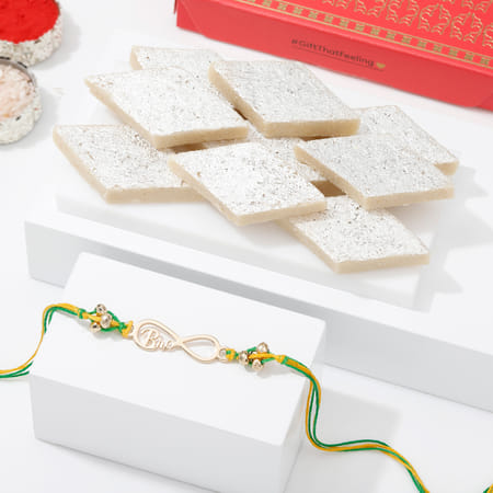 Infinity Bro Rakhi And Kaju Katli Combo-image-48