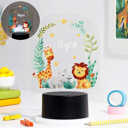 Jungle Joy Personalized LED Lamp For Kids-picture-11