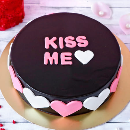 Kiss Me Truffle Cake (Half Kg)-image-14