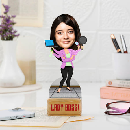 Lady Boss Personalized Caricature-picture-20