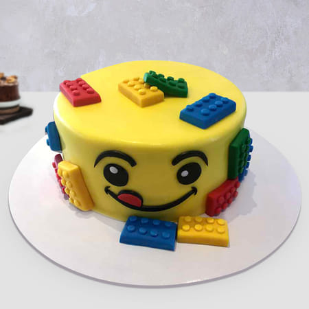 Lego Bricks Fondant Cake (3 Kg)-image-11