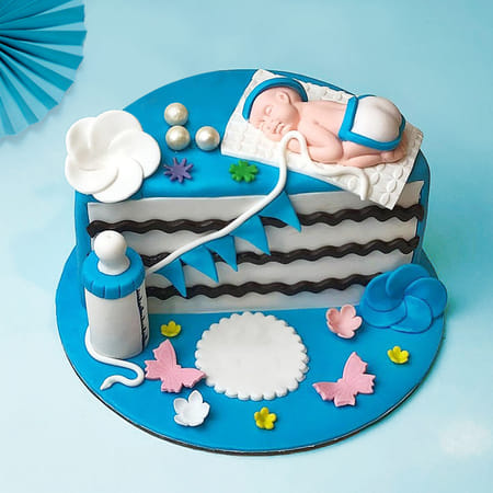 Lil Prince Half Year Birthday Cake (1.5 kg)