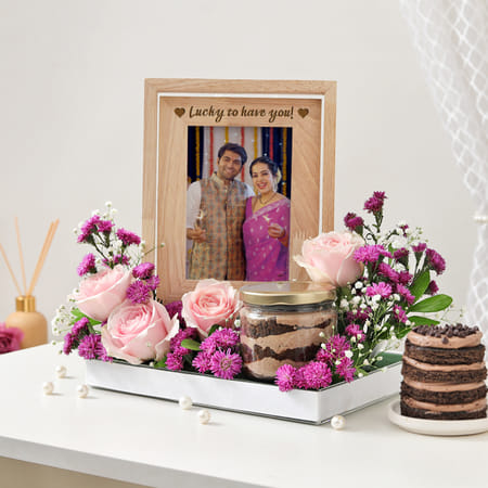 Lively Floral Diwali Hamper-image-10