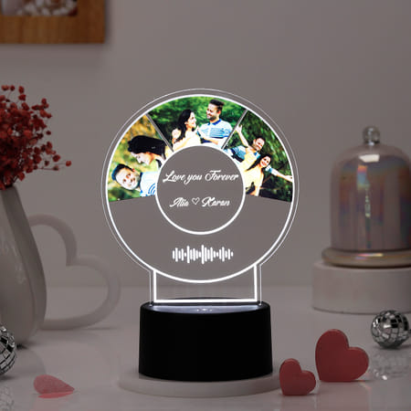 Love Forever Personalized LED Lamp-image-9