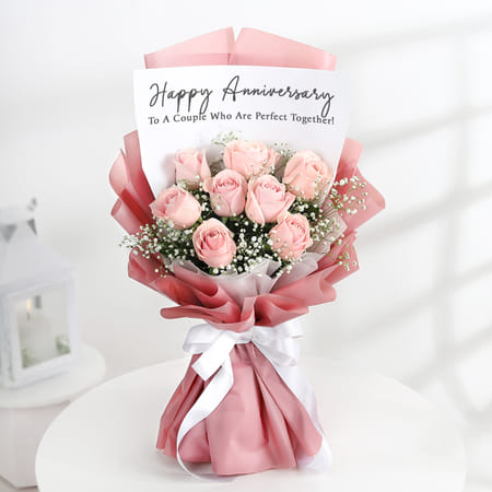 Love In Blooms Anniversary Surprise Bouquet-picture-14