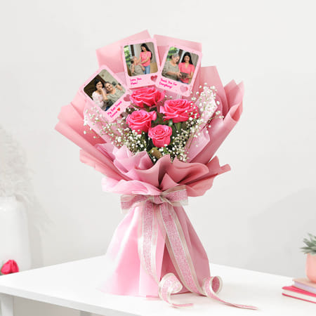 Love You Mom Personalized Magnets With Roses-picture-11