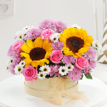 Luxe Sunflower Arrangement