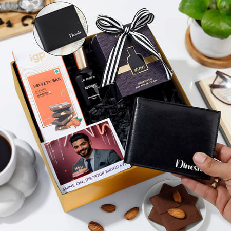 Luxe Tribute Personalized Birthday Hamper-image-8