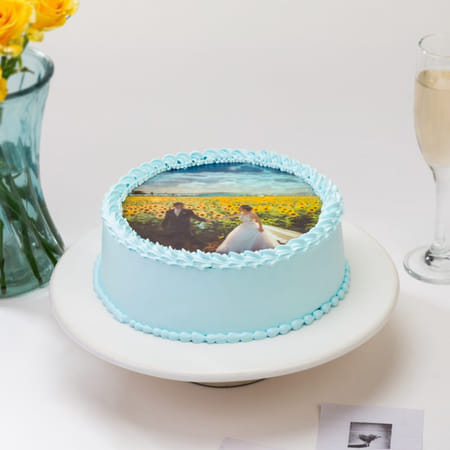 Majestic Photo Cake (Half Kg)-image-27