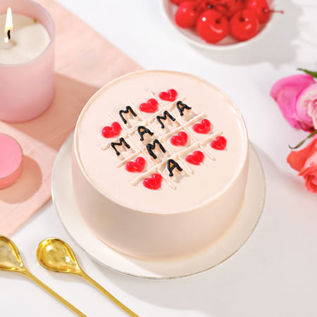 Mama Crossword Mother's Day Cake (Half kg)-image-4