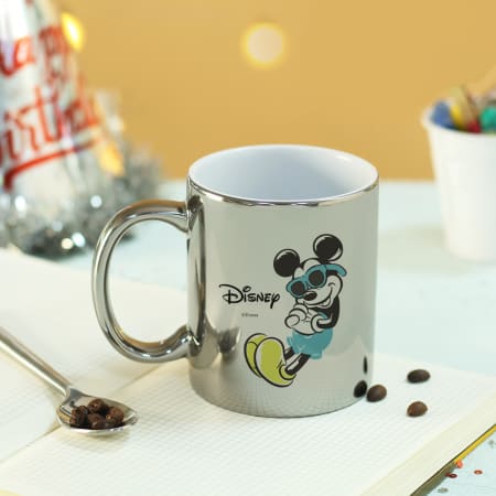 Minnie And Mickey Mouse Glitter Wine & Pint Glass Christmas Gift secret  santa | eBay
