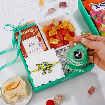 Monster Fun Rakhi Treat Hamper-picture-25