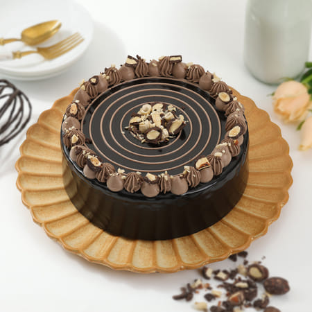 Nutty Chocolate Delight Cake (1 kg)-picture-26