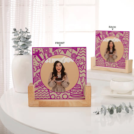 Party Time Personalized Birthday Frame-image-1