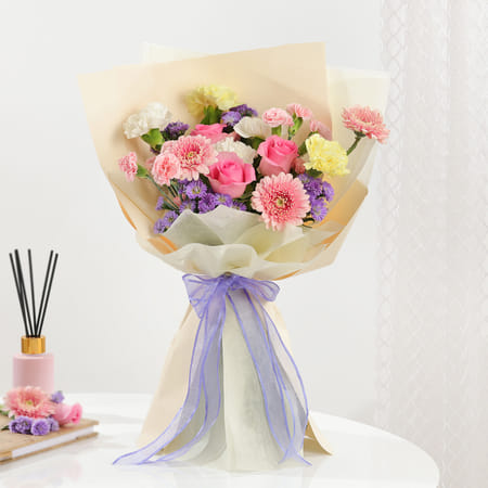 Pastel Petal Delight Bouquet