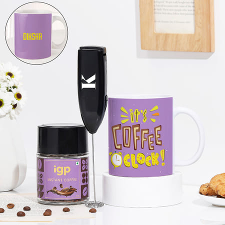 Perfectly Brewed Personalized Coffee Set
