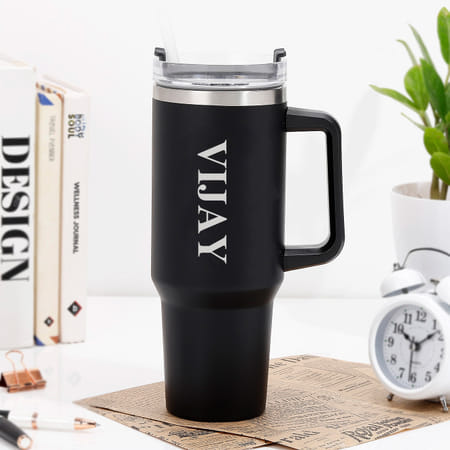 Personalized Black Tumbler For Him-picture-24