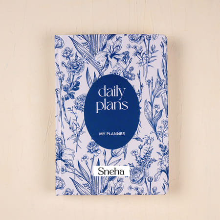 Personalized Blooming Floral Undated Planner - Single Piece-image-21