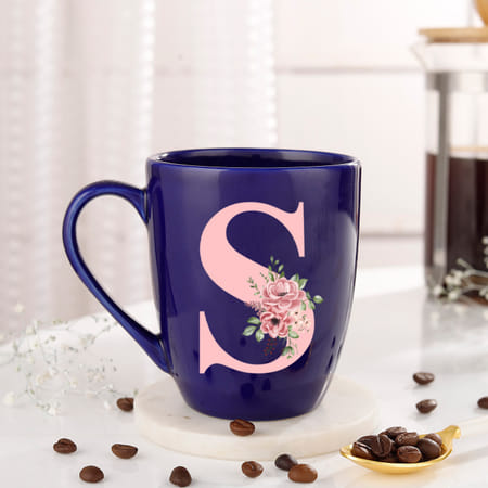 Personalized Blue Ceramic Mug-image-0