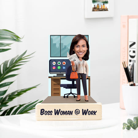 Personalized Boss Woman Caricature-picture-20