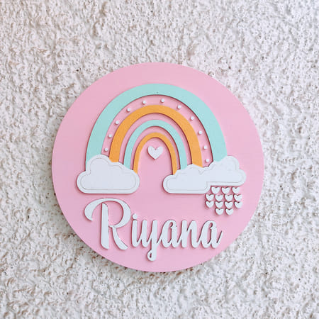 Personalized Charming Rainbow Nameplate-picture-14