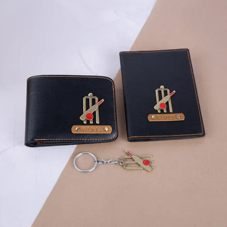 Personalized Cricket Edition Wallet And Passport Cover Combo-picture-42