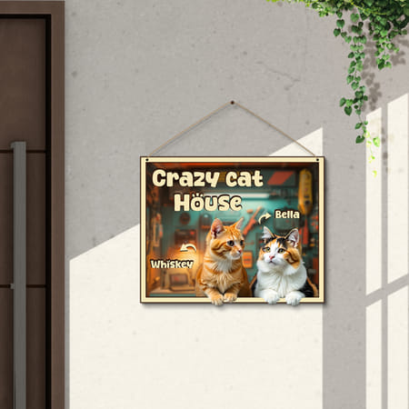 Personalized Cute Cats Nameplate-picture-34