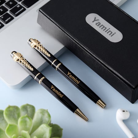 SAVRI Personalized Crystal Ball Point Pen With Name Engraved-Ideal Gift For  Special Occasions-Birthday,Anniversary,Father'S Day-Custom Message On  Box-Black Color-Gift For Him,Her,Friends,Parents. : Amazon.in: Office  Products