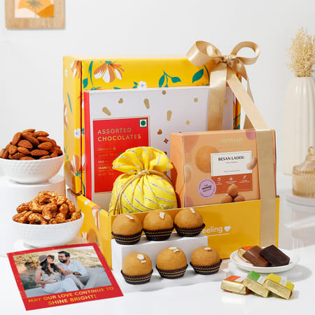 Personalized Elegant Sunny Delights Anniversary Hamper-picture-34