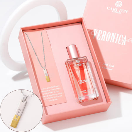 Personalized Enchanting Perfume And Pendant Combo-picture-12