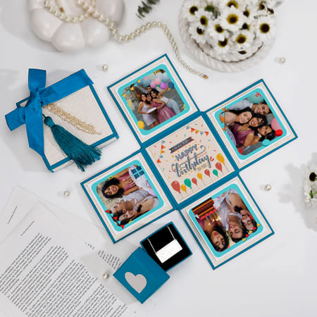 Personalized Explosion Box And Pendant Birthday Combo-picture-29