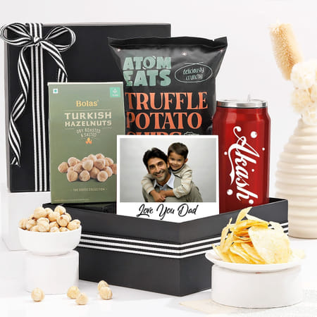 Personalized Father's Day Snacks And Sips Hamper-picture-26