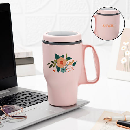 Personalized Floral Coffee Flask-image-11