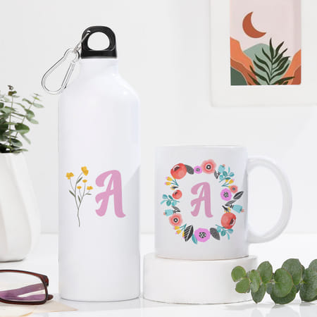 Personalized Floral Hydration Gift Combo-image-12