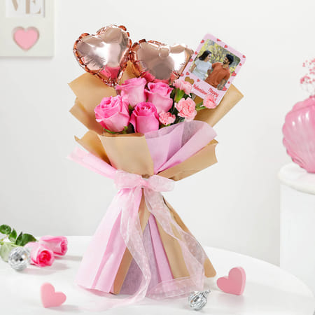 Personalized Fridge Magnet Valentine's Day Bouquet-image-6