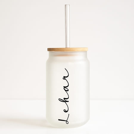 Personalized Frosted Can Sipper - 500 ML-image-7