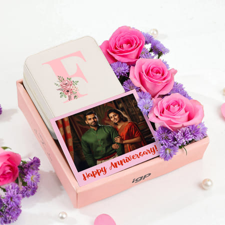 Personalized Happy Anniversary Charming Hamper-picture-36