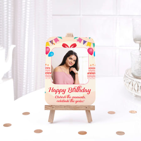 Personalized Happy Birthday Photo Frame With Stand-picture-31