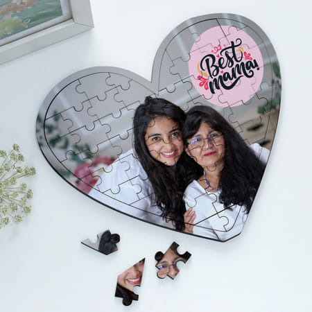 Personalized Heart Shaped Puzzle For Mom-picture-34
