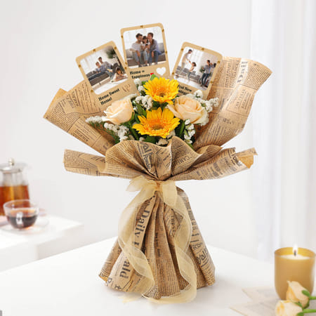 Personalized Housewarming Bouquet With Fridge Magnets-picture-17
