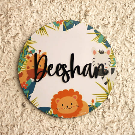Personalized Jungle Theme Nameplate-picture-36
